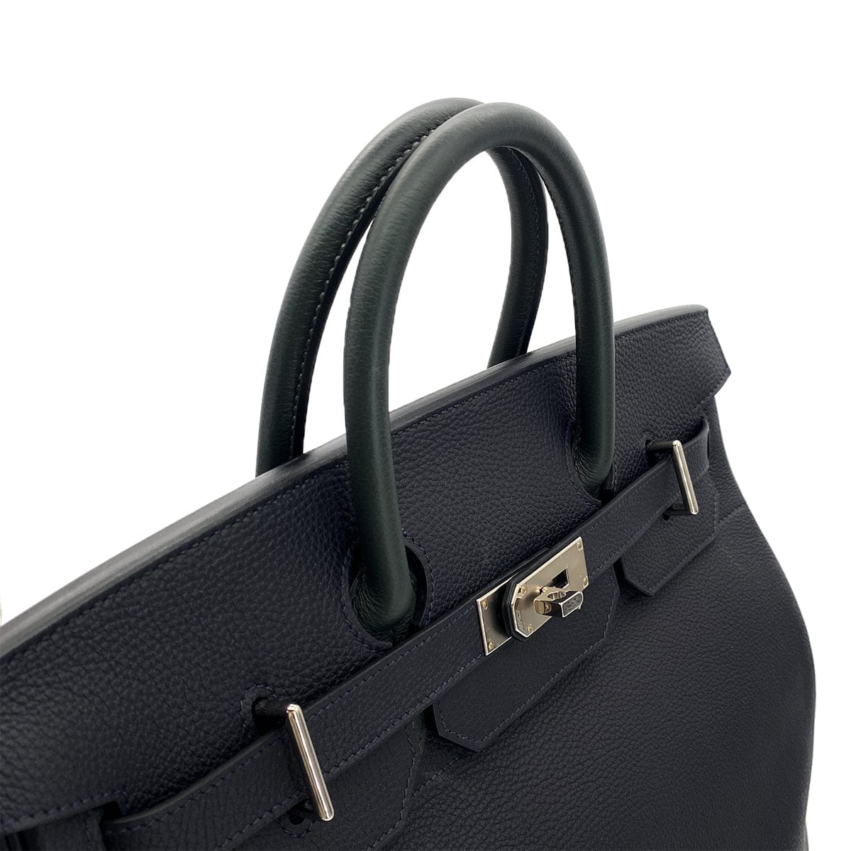 Luxury Promise Japan HERMES HAUT A COURROIES 40 CABAN VERT FONCE JAUNE D'OR FEU TOGO HAND BAG B SHW 90302932