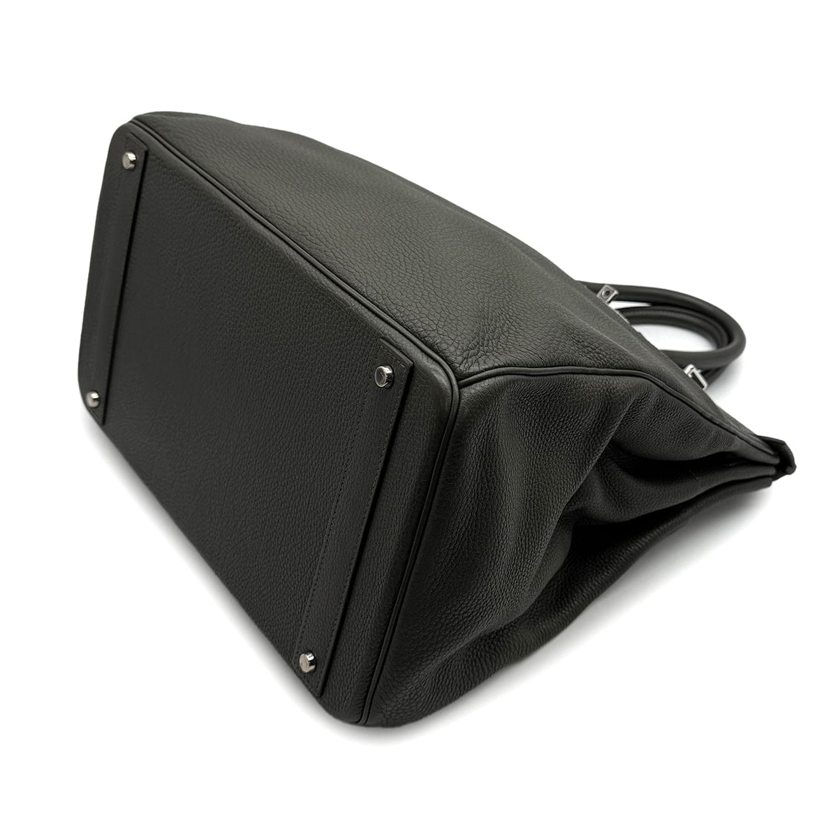Luxury Promise Japan HERMES HAUT A COURROIES 40 VERT GRIS TAURILLON CLEMENCE HAND BAG 2012 SQUARE P PALLADIUM HARDWARE 90314529