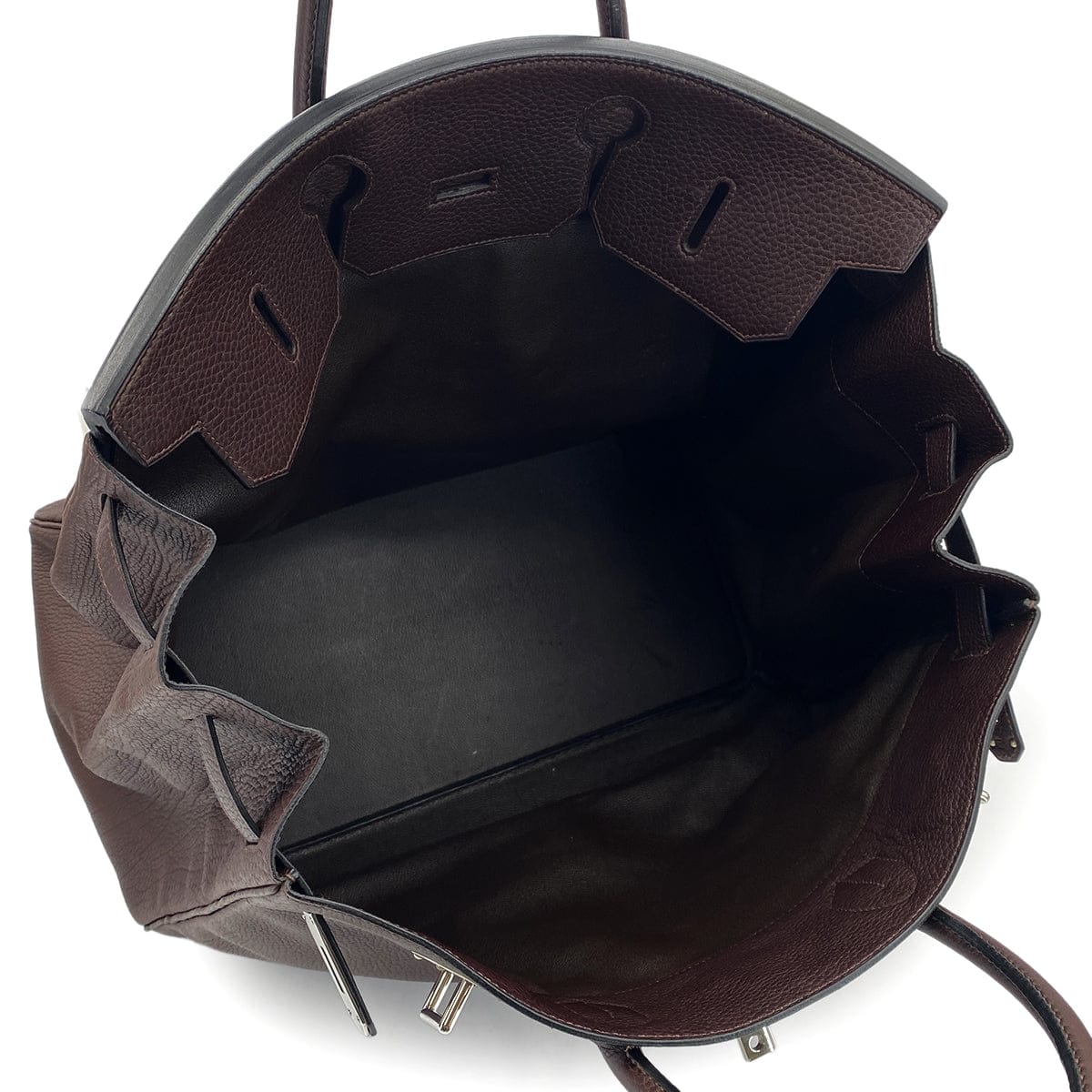 Luxury Promise Japan HERMES HAUT A COURROIES 45 CHOCOLAT TOGO HAND BAG □C SHW 90301846