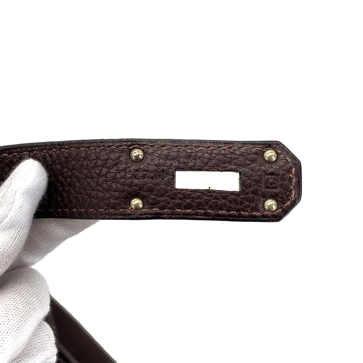 Luxury Promise Japan HERMES HAUT A COURROIES 45 CHOCOLAT TOGO HAND BAG □C SHW 90301846