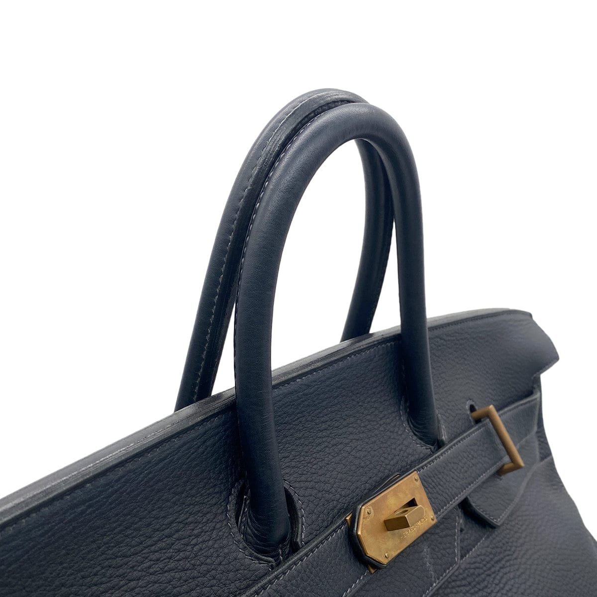 Luxury Promise Japan HERMES HAUT A COURROIES 50 BLUE INDIGO TOGO HAND BAG □E GHW 90304764