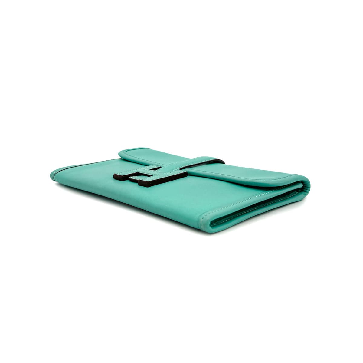 Luxury Promise Japan HERMES JIGE DUO LAGON SWIFT CLUTCH BAG □L 90306368