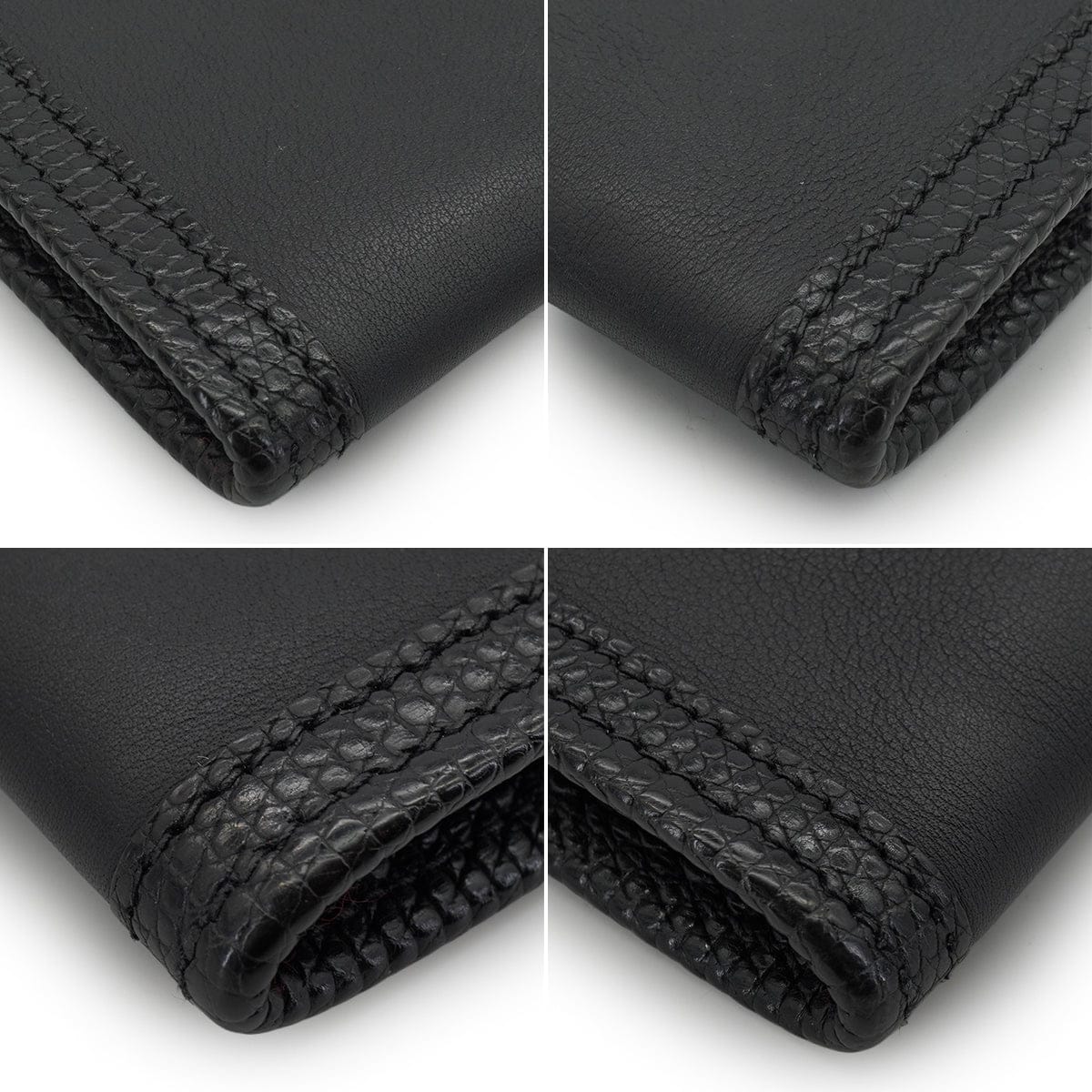 Luxury Promise Japan HERMES JIGE ELAN 29 BLACK LIZARD VEAU SWIFT CLUTCH BAG 2017 A STAMP 90339216