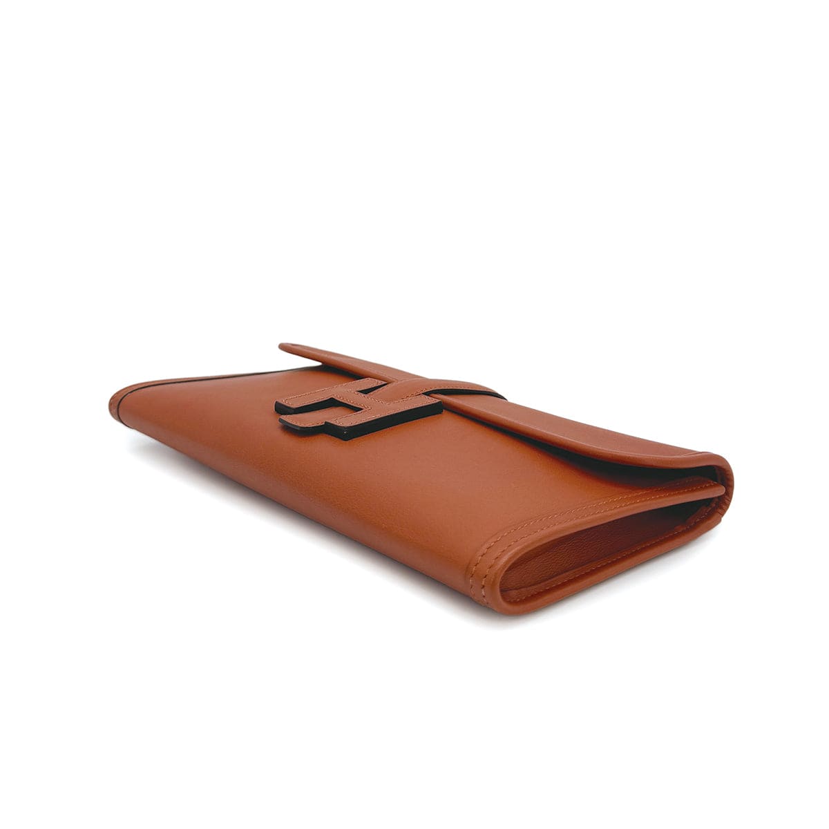 Luxury Promise Japan HERMES JIGE ELAN 29 CUIVRE VEAU SWIFT CLUTCH BAG X 90310328