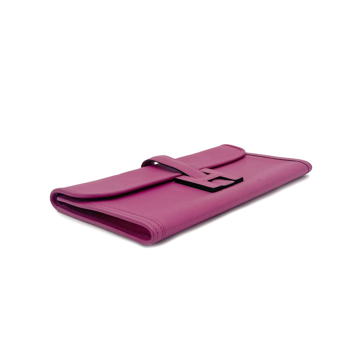 Luxury Promise Japan HERMES JIGE ELAN 29 ROSE PURPLE VEAU SWIFT CLUTCH BAG A 90296050