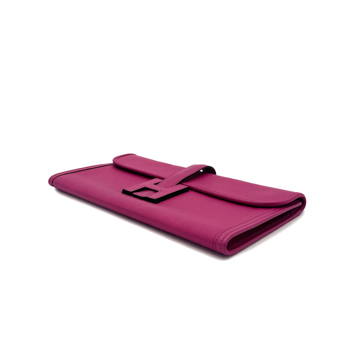 Luxury Promise Japan HERMES JIGE ELAN 29 ROSE PURPLE VEAU SWIFT CLUTCH BAG A 90296050
