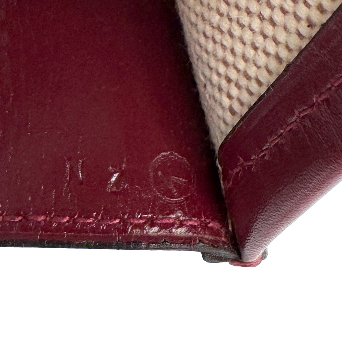 Luxury Promise Japan HERMES JIGE PM CLUTCH BAG ROUGE H BOX CALF TOILE H 1981 CIRCLE K 90315010