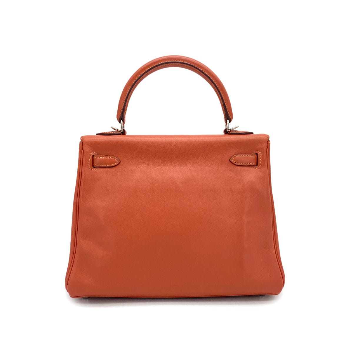 Luxury Promise Japan HERMES KELLY 25 RETORNE ROSY SWIFT HAND SHOULDER BAG 2008 SQUARE L PALLADIUM HARDWARE 90324810