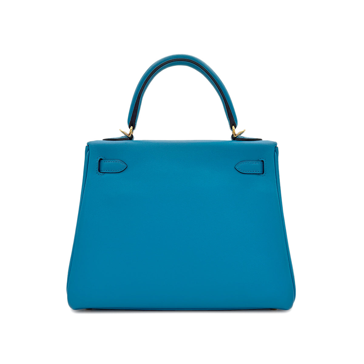 Luxury Promise Japan HERMES KELLY 25 RETOURNE BLUE FRIDA VEAU SWIFT HAND SHOULDER BAG Y GHW 90302908