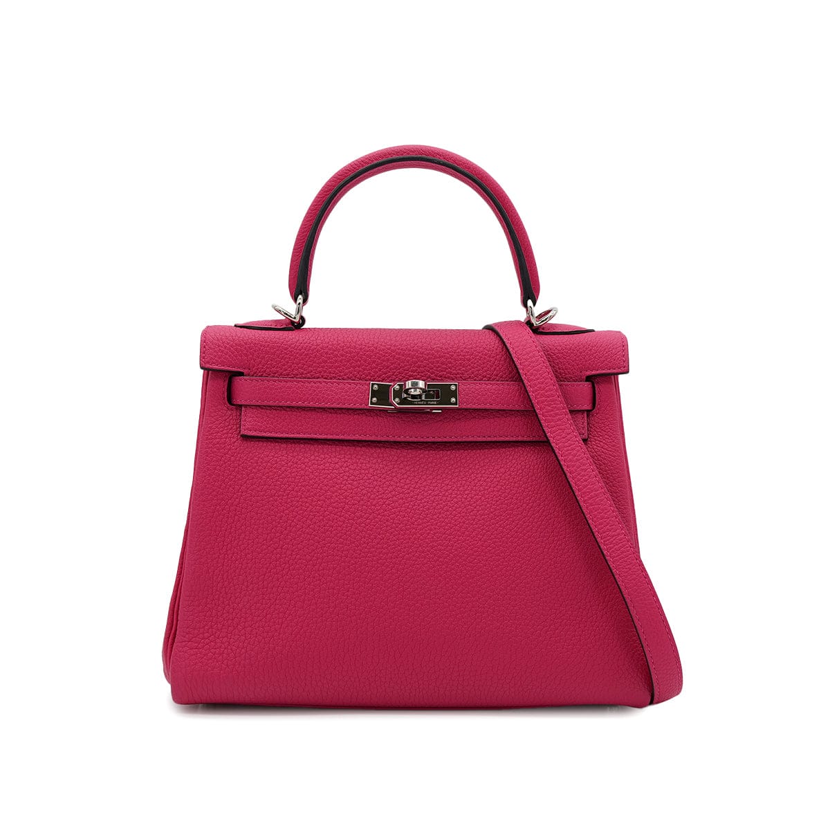 Luxury Promise Japan HERMES KELLY 25 RETOURNE FRANBOISE TOGO HAND SHOULDER BAG B PHW 90306281