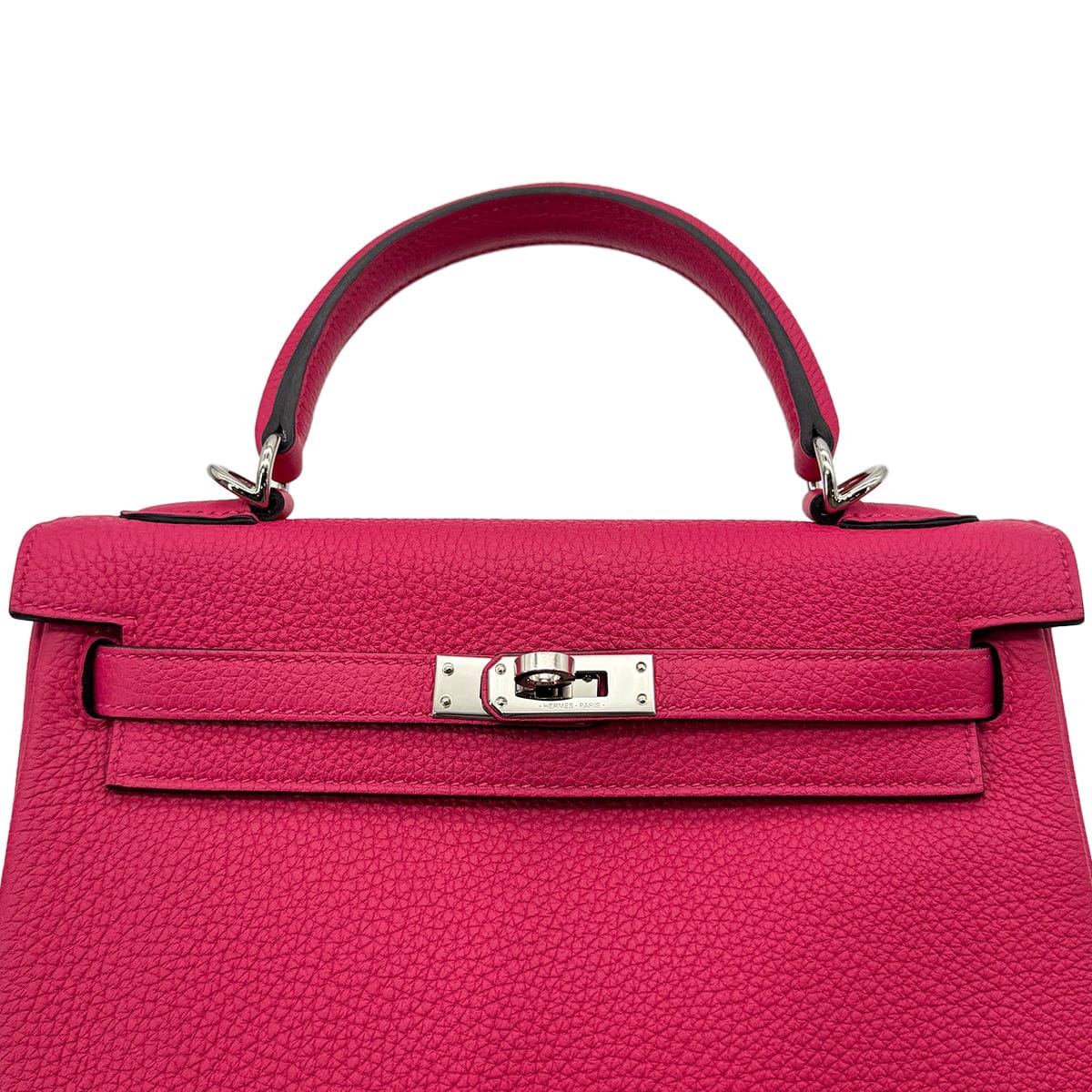 Luxury Promise Japan HERMES KELLY 25 RETOURNE FRANBOISE TOGO HAND SHOULDER BAG B PHW 90306281