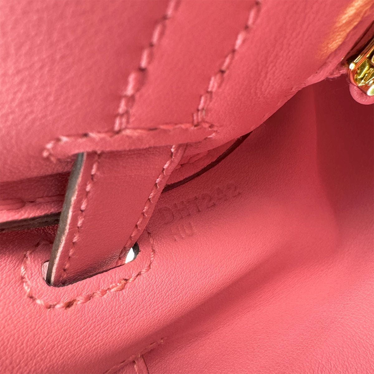 Luxury Promise Japan HERMES KELLY 25 RETOURNE ROSE AZALEE SWIFT HAND SHOULDER BAG D GHW 90296570