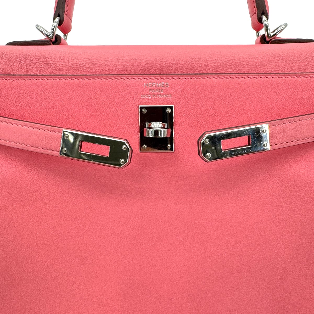 Luxury Promise Japan HERMES KELLY 25 RETOURNE ROSE AZALEE SWIFT HAND SHOULDER BAG Y SHW 90299823