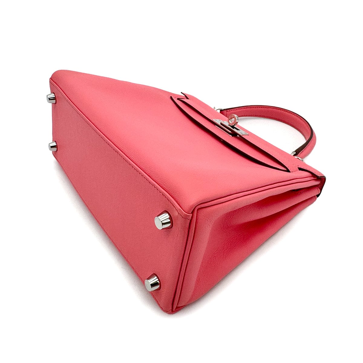 Luxury Promise Japan HERMES KELLY 25 RETOURNE ROSE AZALEE SWIFT HAND SHOULDER BAG Y SHW 90299823