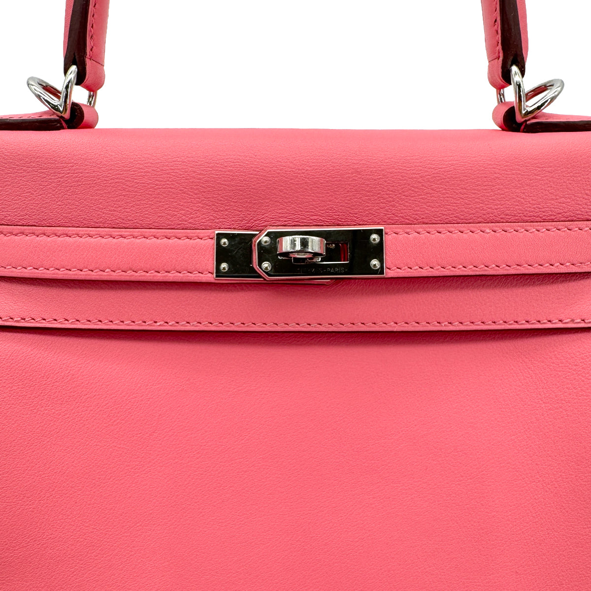 Luxury Promise Japan HERMES KELLY 25 RETOURNE ROSE AZALEE SWIFT HAND SHOULDER BAG Y SHW 90299823