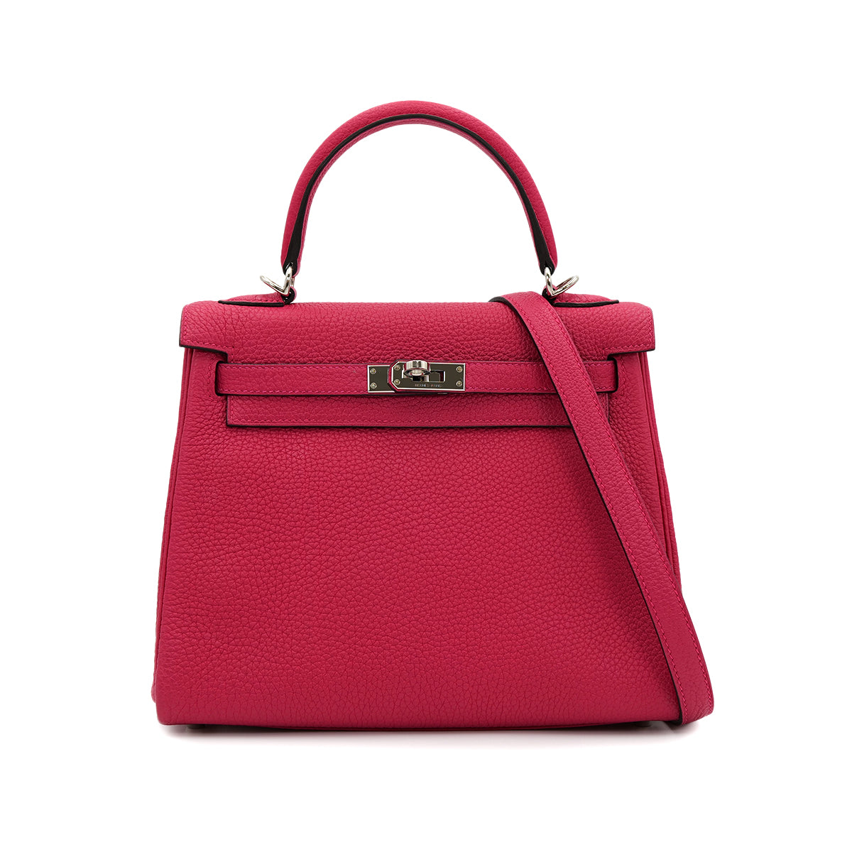 Luxury Promise Japan HERMES KELLY 25 RETOURNE ROSE MEXICOE TOGO HAND SHOULDER BAG U SHW 90301653