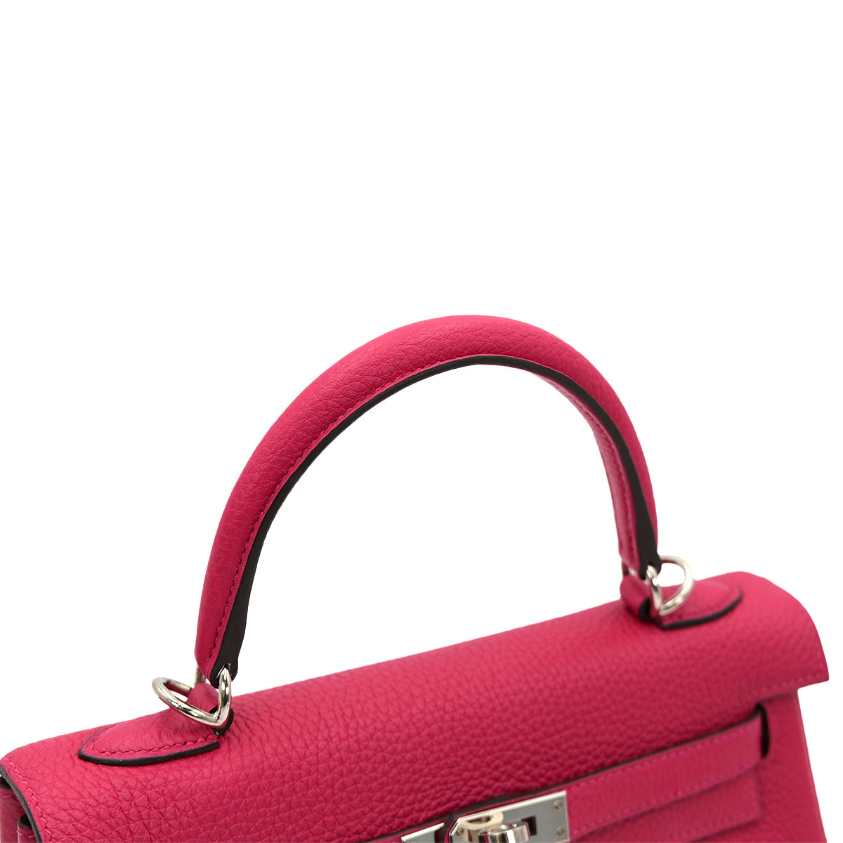 Luxury Promise Japan HERMES KELLY 25 RETOURNE ROSE MEXICOE TOGO HAND SHOULDER BAG U SHW 90301653