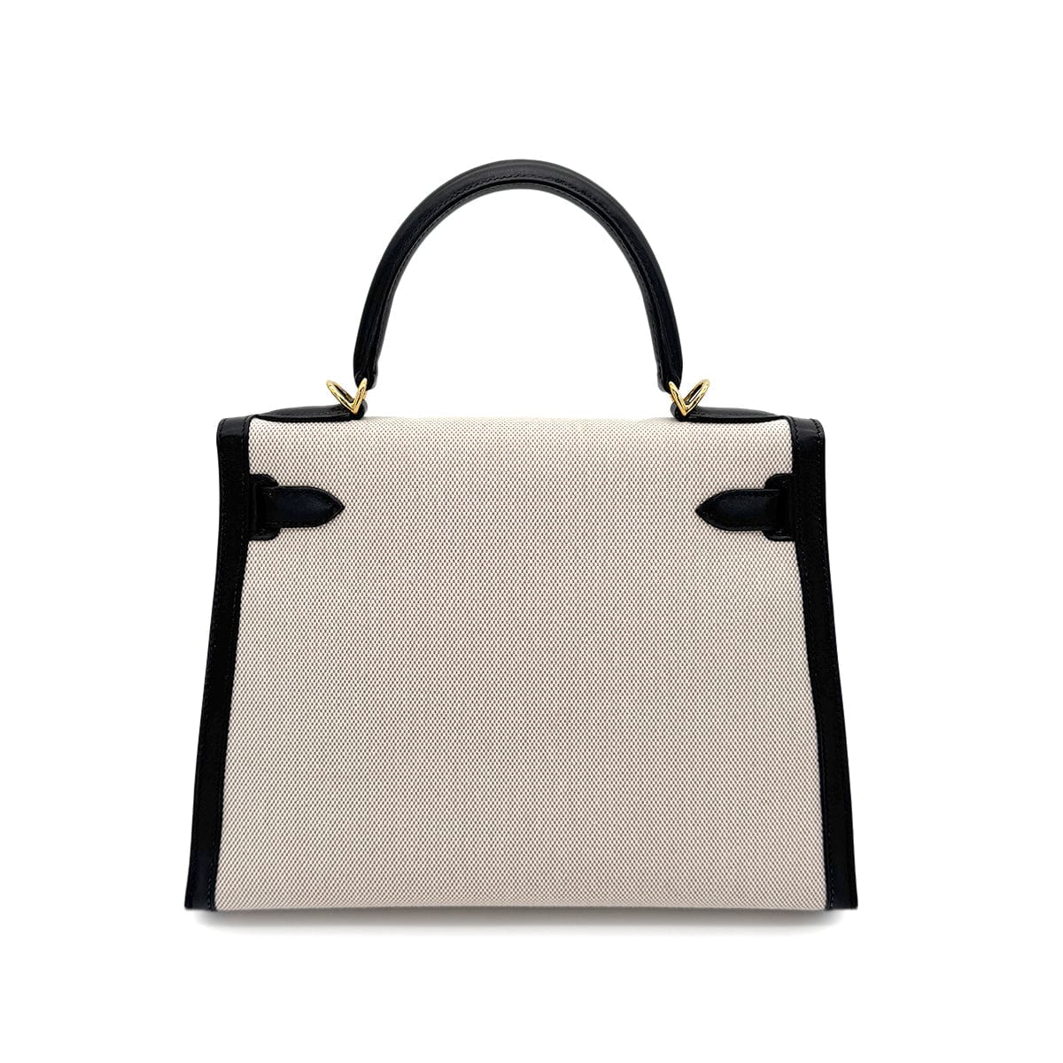 Luxury Promise Japan HERMES KELLY 28 BLACK BOXCALF TOILE H HAND SHOULDER BAG □F GHW 90269596