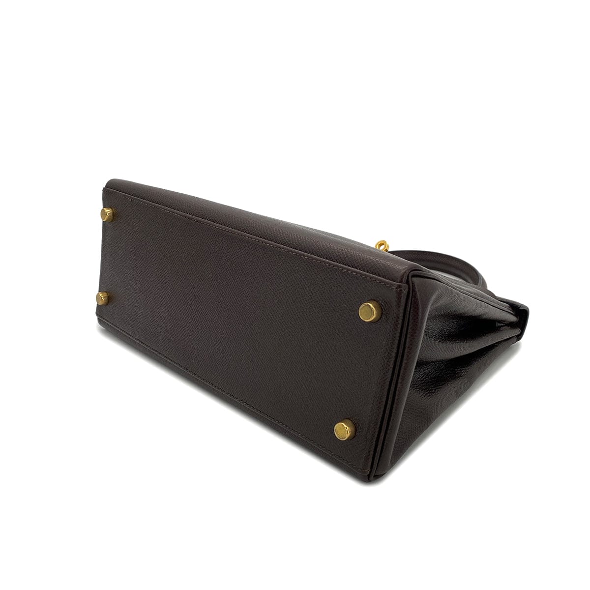 Luxury Promise Japan HERMES KELLY 28 RETOURNE HAVANNE COUCHEVEL HAND SHOULDER BAG 〇W GHW 90290354