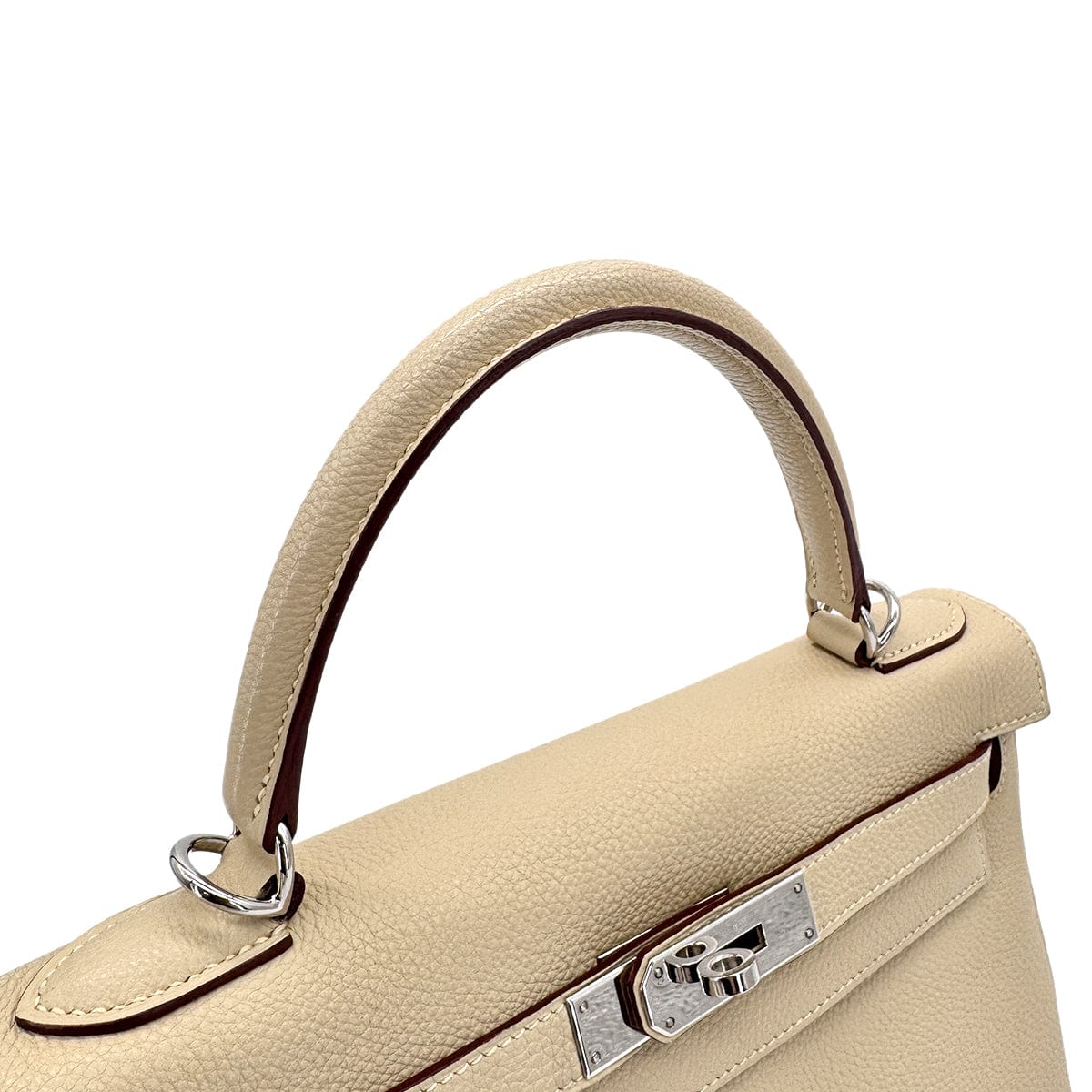 Luxury Promise Japan HERMES KELLY 28 RETOURNE PARCHEMIN TOGO HAND SHOULDER BAG □K SHW 90293009