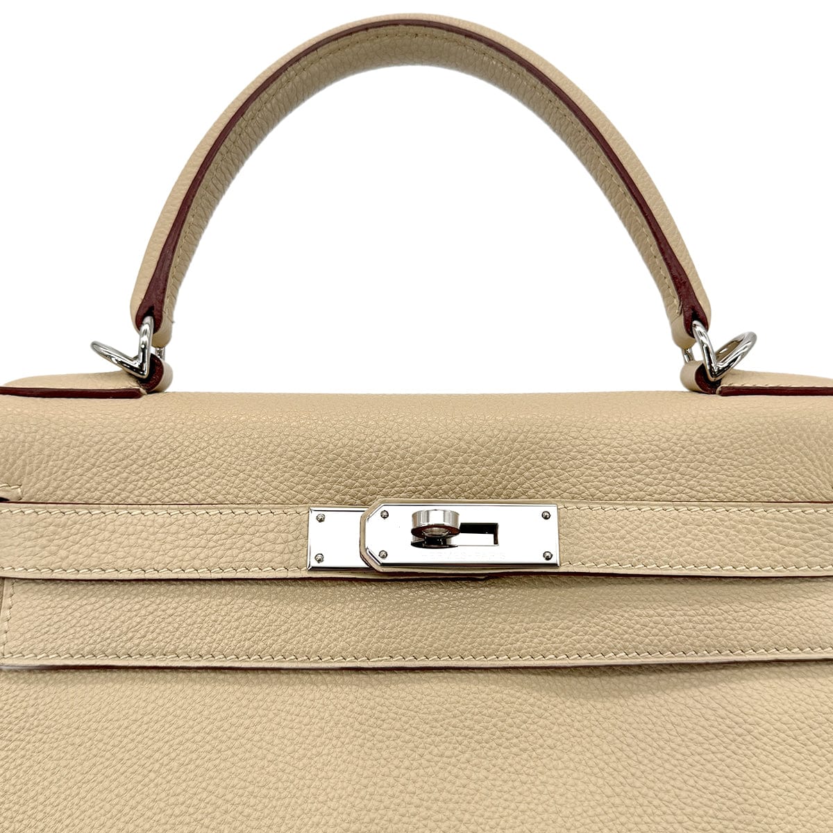 Luxury Promise Japan HERMES KELLY 28 RETOURNE PARCHEMIN TOGO HAND SHOULDER BAG □K SHW 90293009