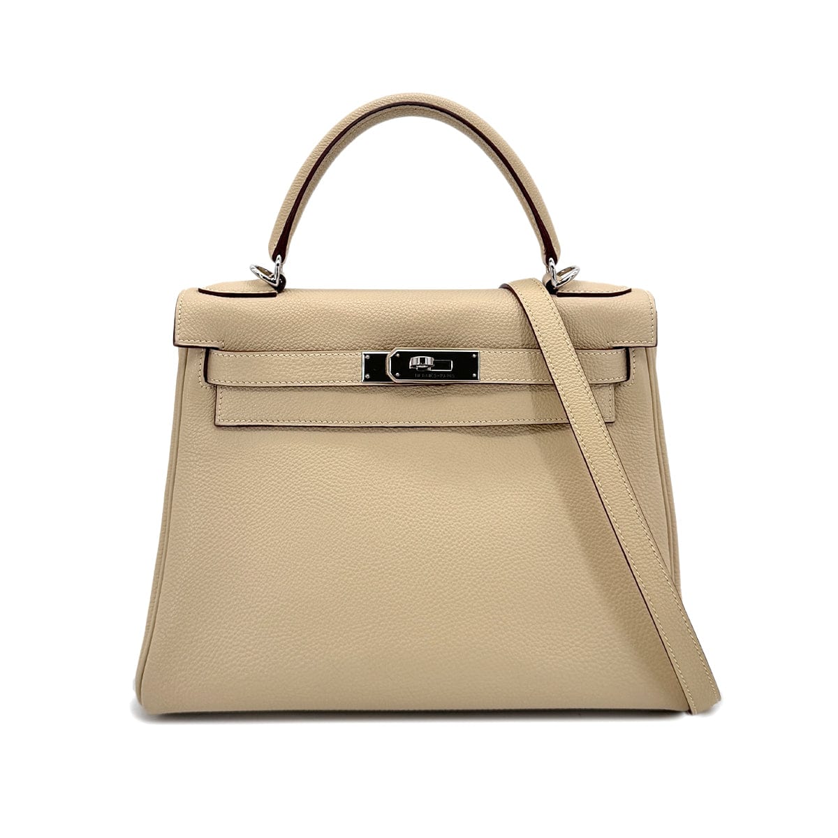 Luxury Promise Japan HERMES KELLY 28 RETOURNE PARCHEMIN TOGO HAND SHOULDER BAG □K SHW 90293009
