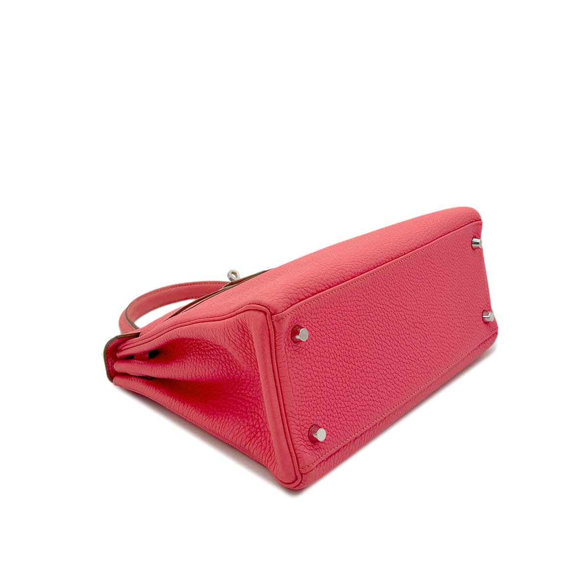 Luxury Promise Japan HERMES KELLY 28 RETOURNE ROSE LIPSTICK TAURILLON CLEMENCE HAND SHOULDER BAG □Q SHW 90296045