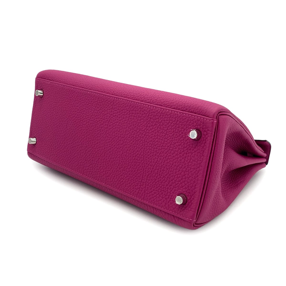 Luxury Promise Japan HERMES KELLY 28 RETOURNE ROSE PURPLE TOGO HAND SHOULDER BAG C SHW 90301847