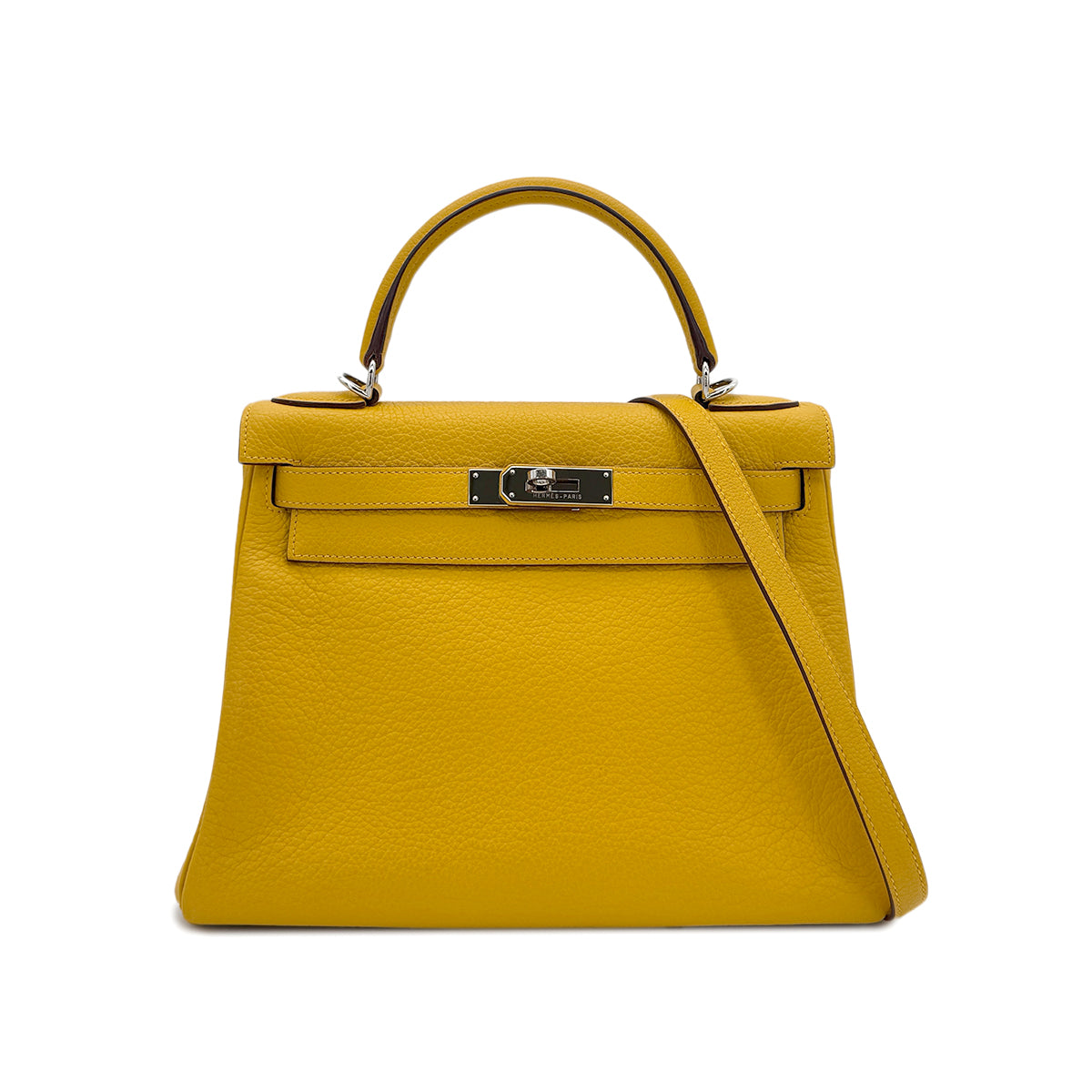 Luxury Promise Japan HERMES KELLY 28 RETOURNE SOLEIL TAURILLON CLEMENCE HAND SHOULDER BAG □M SHW 90294974