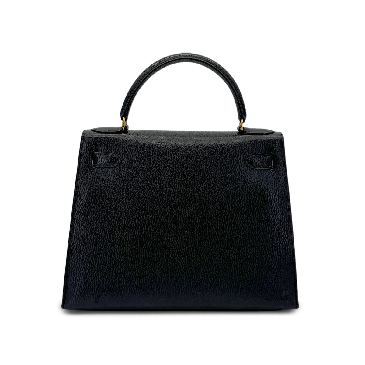 Luxury Promise Japan HERMES KELLY 28 SELLIER BLACK ARDENNES HAND SHOULDER BAG 〇Y GHW 90279720