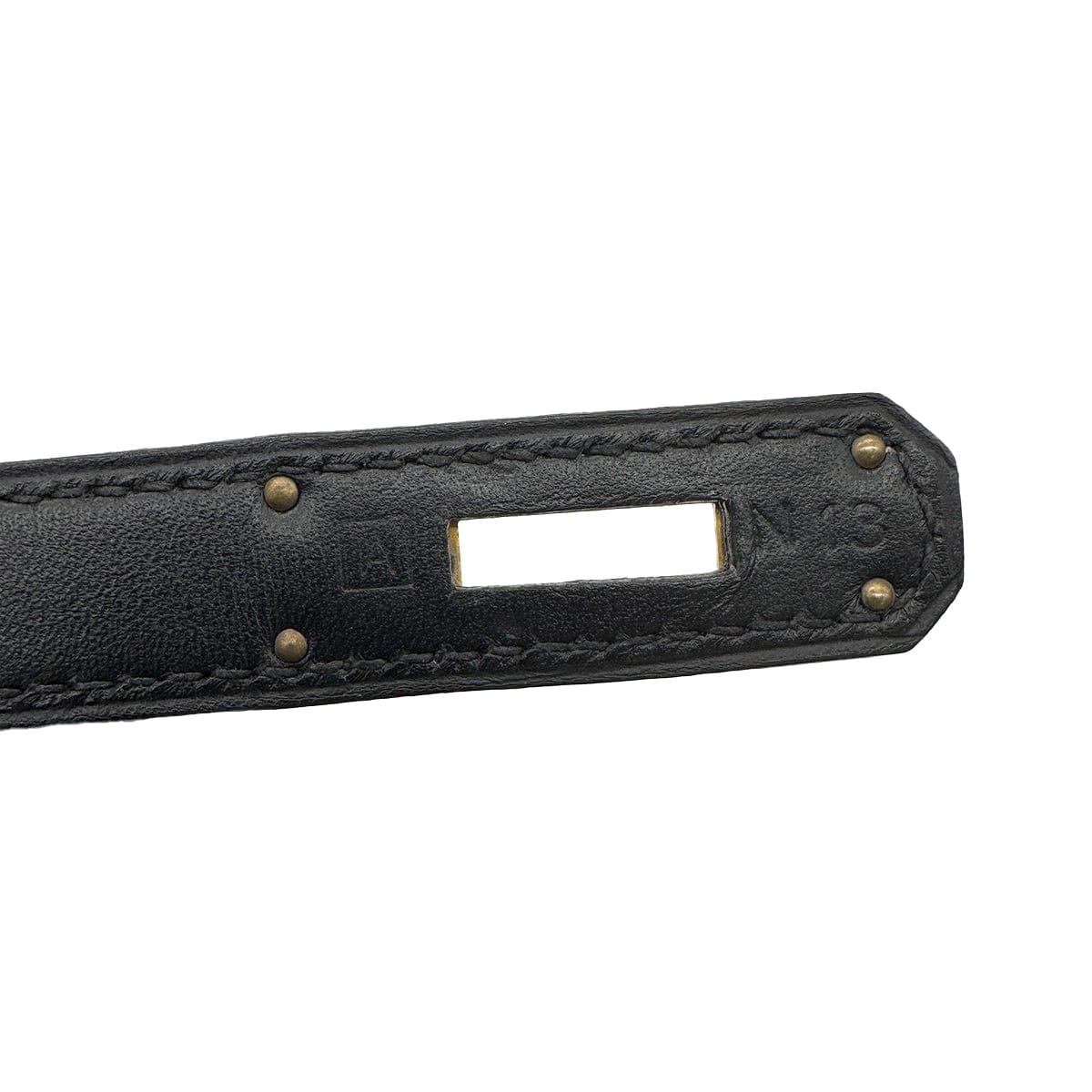 Luxury Promise Japan HERMES KELLY 28 SELLIER BLACK BOXCALF HAND SHOULDER BAG □A GHW 90305221