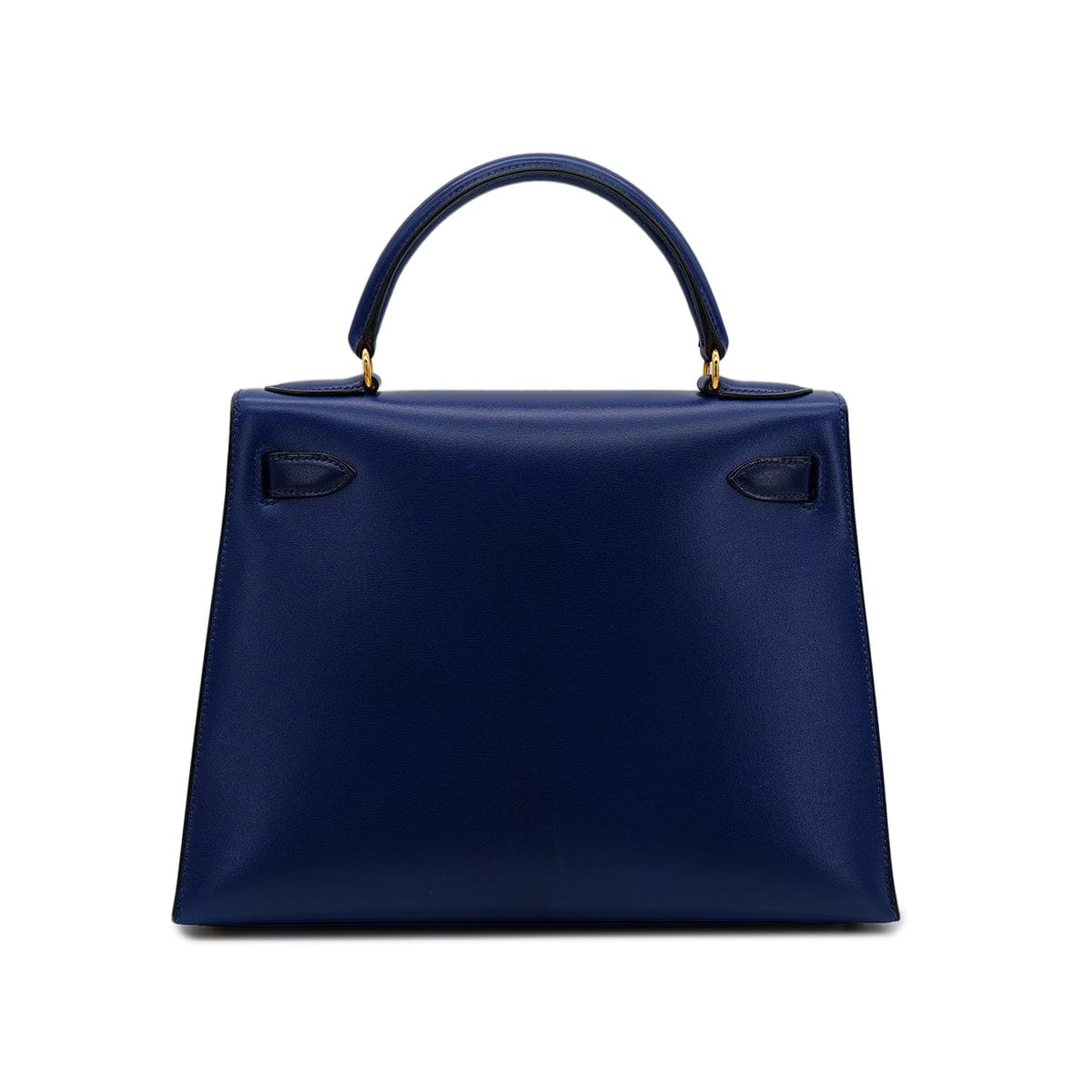 Luxury Promise Japan HERMES KELLY 28 SELLIER BLUE ROY BOXCALF HAND SHOULDER BAG 〇Y GHW 90302180