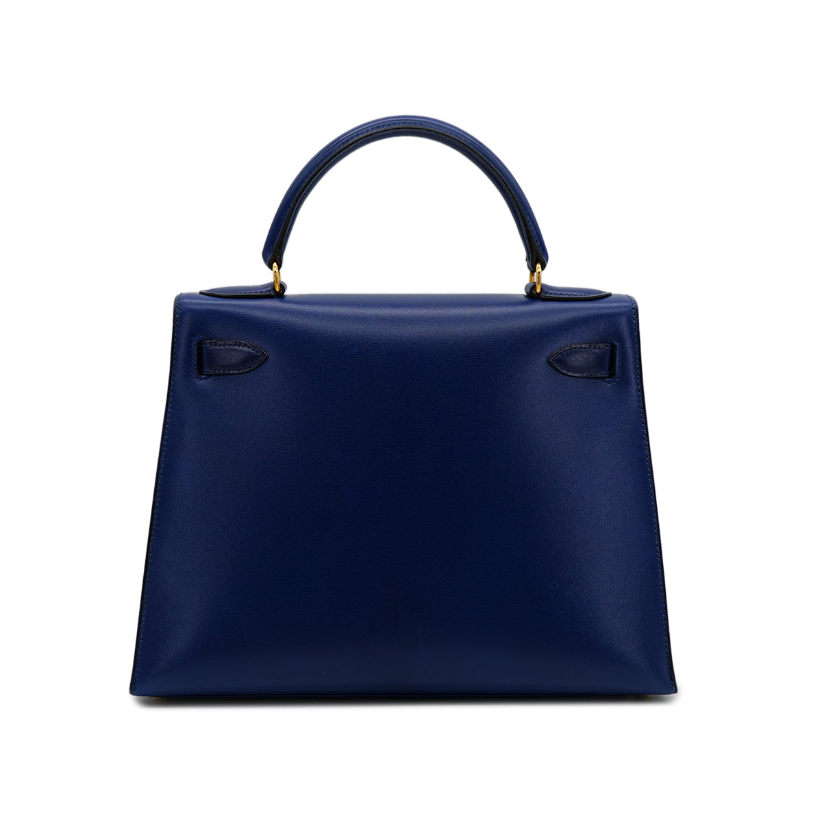 Luxury Promise Japan HERMES KELLY 28 SELLIER BLUE ROY BOXCALF HAND SHOULDER BAG 〇Y GHW 90302180