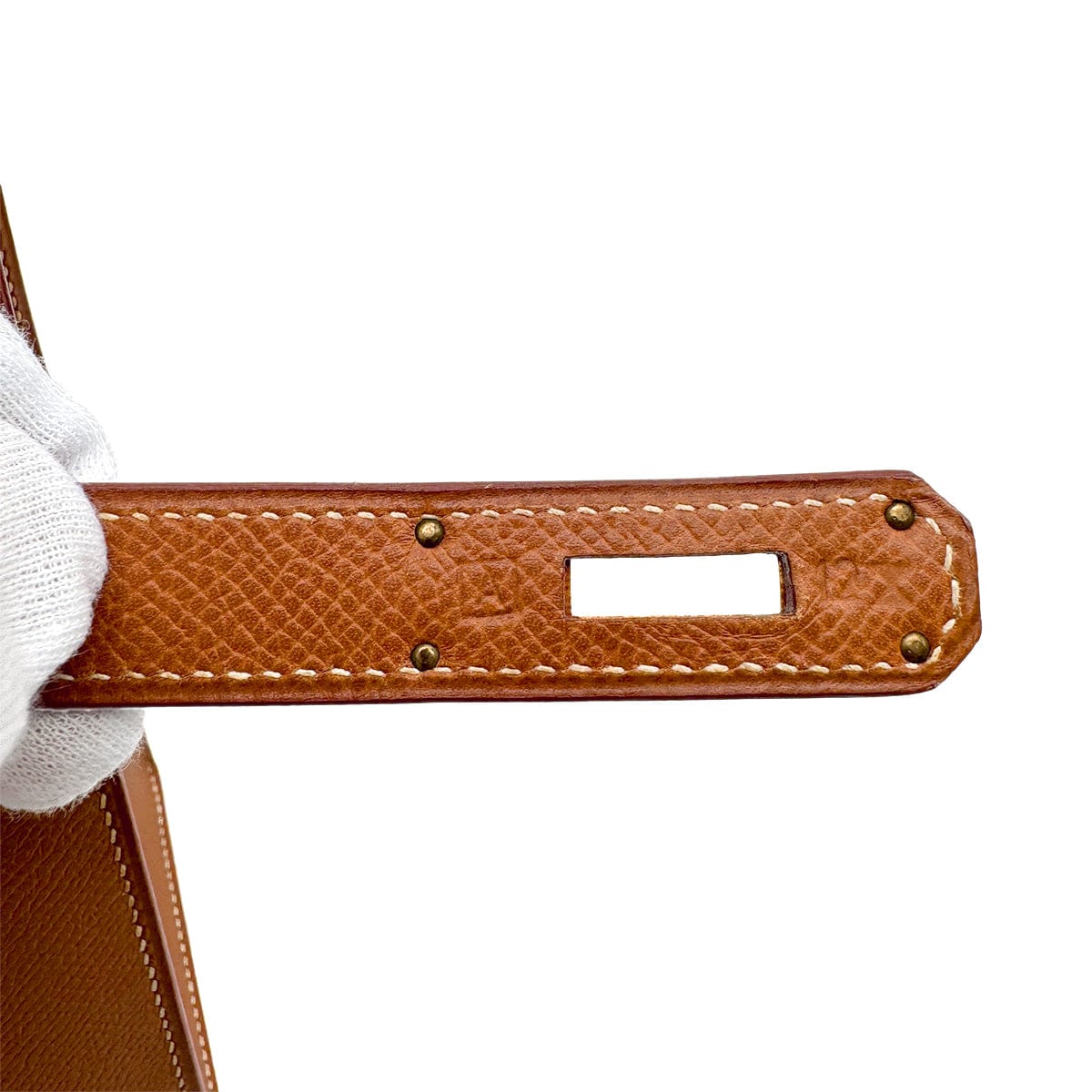 Luxury Promise Japan HERMES KELLY 28 SELLIER GOLD COUCHEVEL HAND SHOULDER BAG □A GHW 90294176