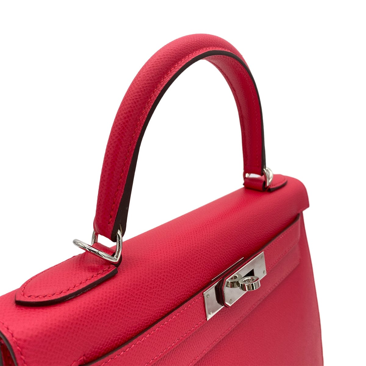 Luxury Promise Japan HERMES KELLY 28 SELLIER ROSE EXTREME VEAU EPSOM HAND SHOULDER BAG D SHW 90290355