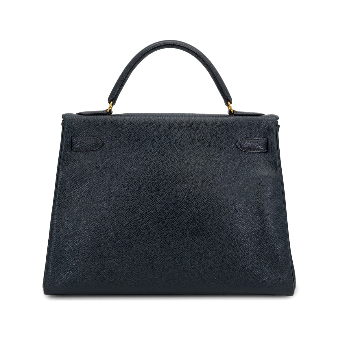 Luxury Promise Japan HERMES KELLY 32 RETOURNE BLUE MARINE COUCHEVEL HAND SHOULDER BAG 1992 CIRCLE V GOLD HARDWRE 90311824