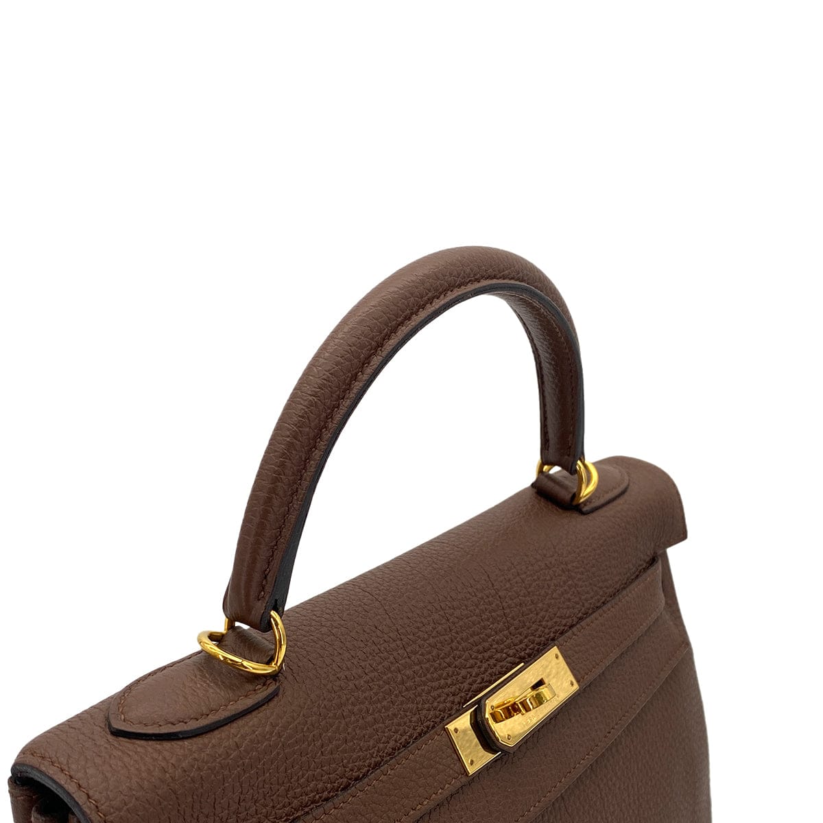 Luxury Promise Japan HERMES KELLY 32 RETOURNE BRULEE TOGO HAND SHOULDER BAG □R GHW 90301724