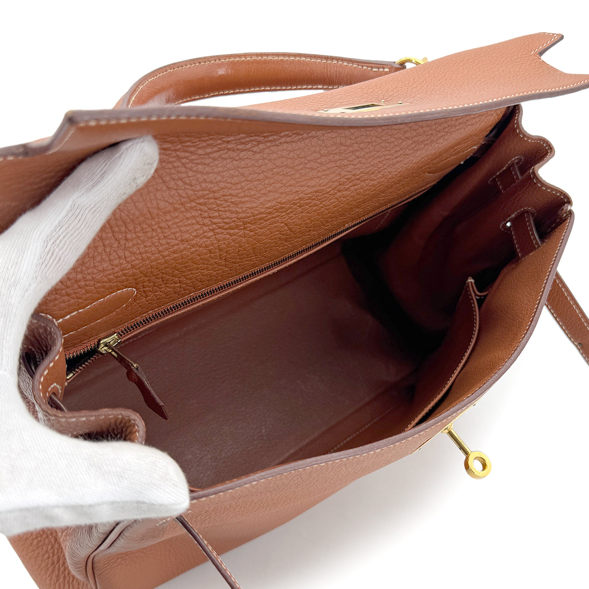 Luxury Promise Japan HERMES KELLY 32 RETOURNE ETRUSQUE TAURILLON CLEMENCE HAND SHOULDER BAG □H GHW 90274037