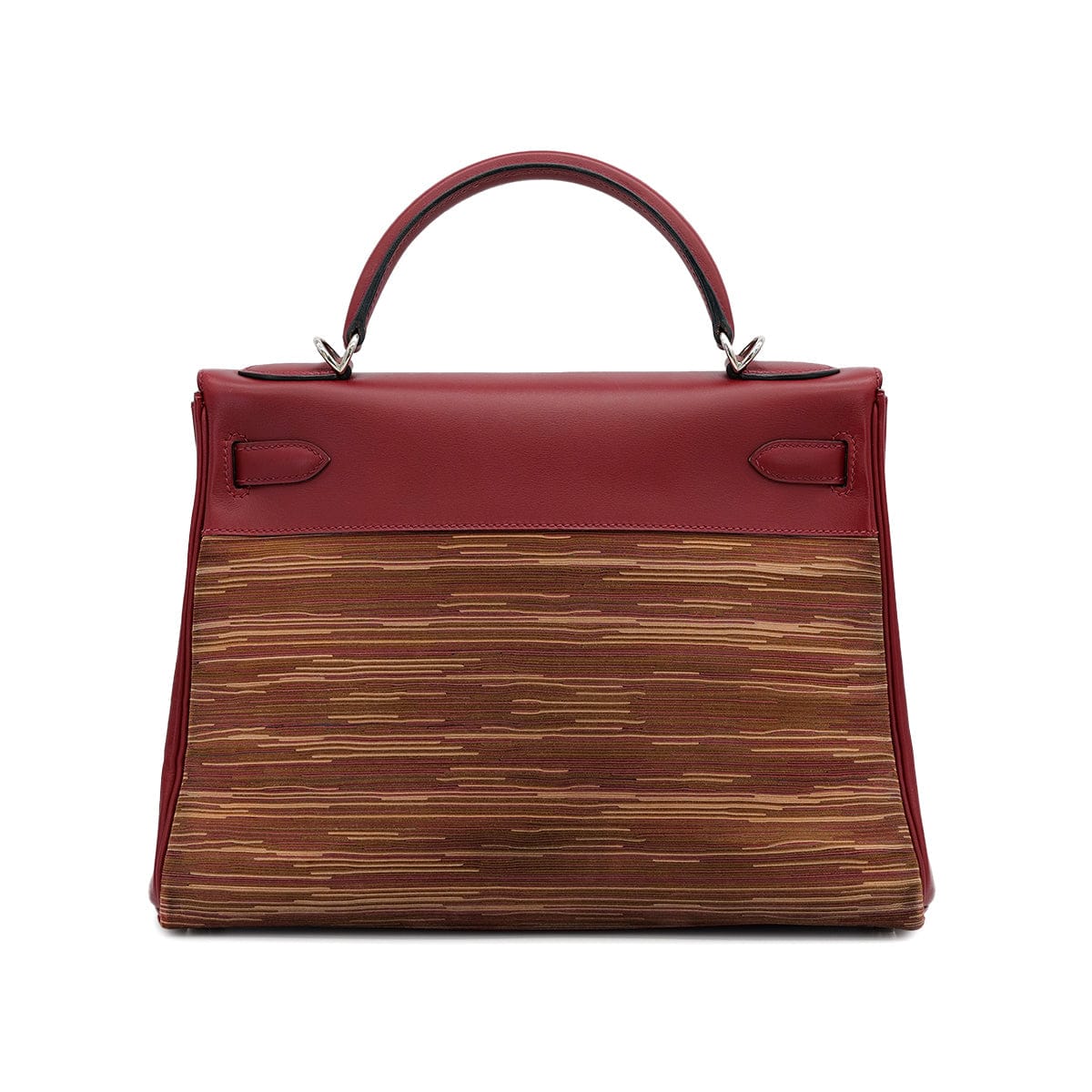 Luxury Promise Japan HERMES KELLY 32 RETOURNE ROUGE H BOXCALF VIBRATO HAND SHOULDER BAG □E PHW 90307019