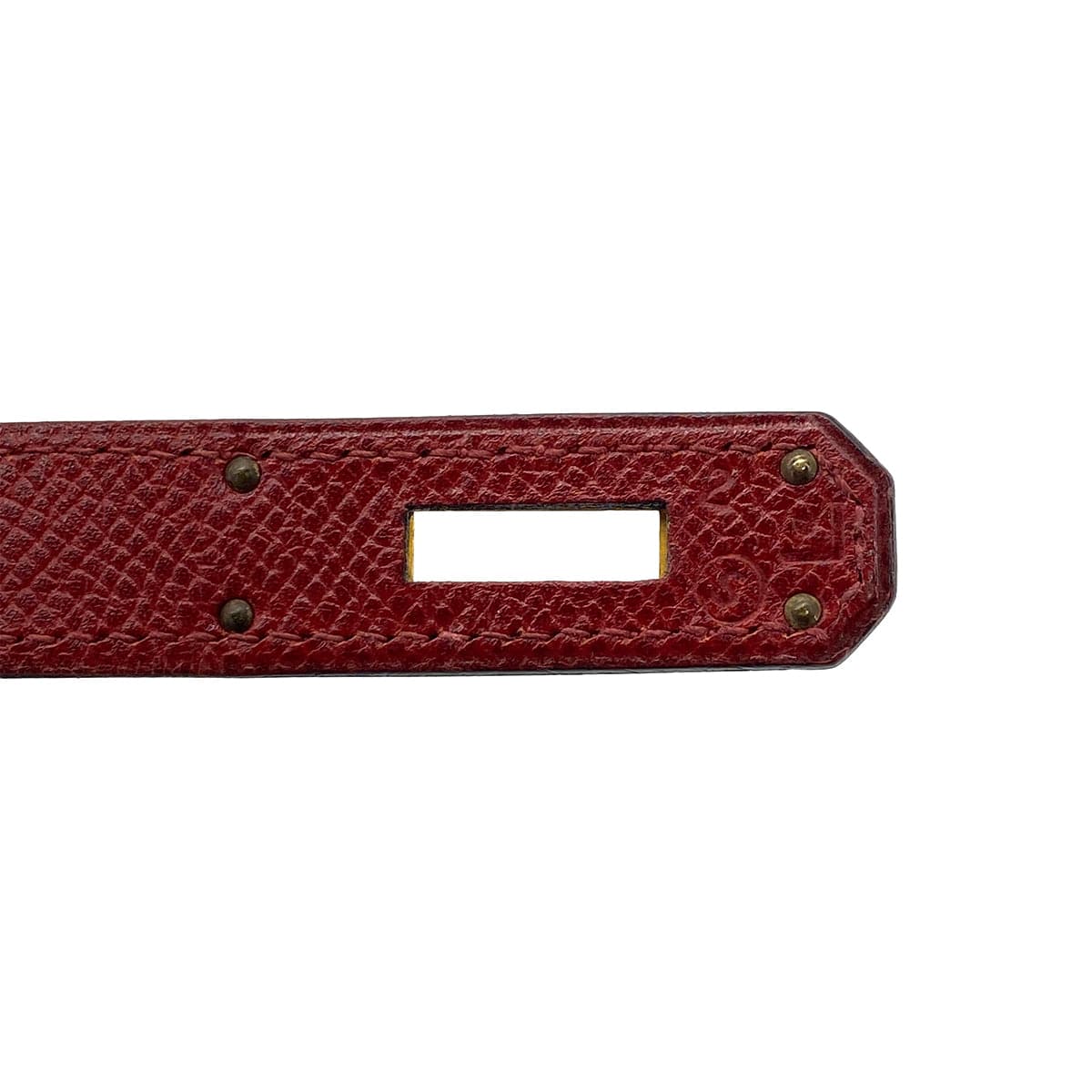 Luxury Promise Japan HERMES KELLY 32 RETOURNE ROUGE H COUCHEVEL HAND SHOULDER BAG 1989 CIRCLE S GOLD HARDWARE 90317908