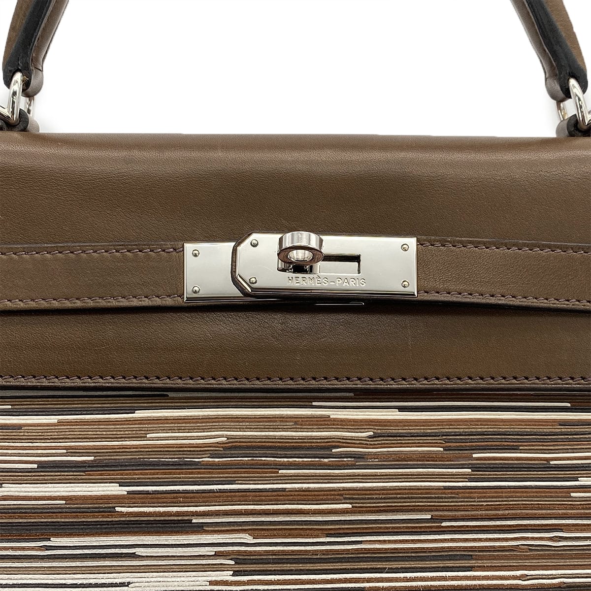 Luxury Promise Japan HERMES KELLY 32 RETOURNE VERT OLIVE EVER CALF VIBRATO HAND SHOULDER BAG 2001 SQUARE E PALLADIUM HARDWARE 90319927