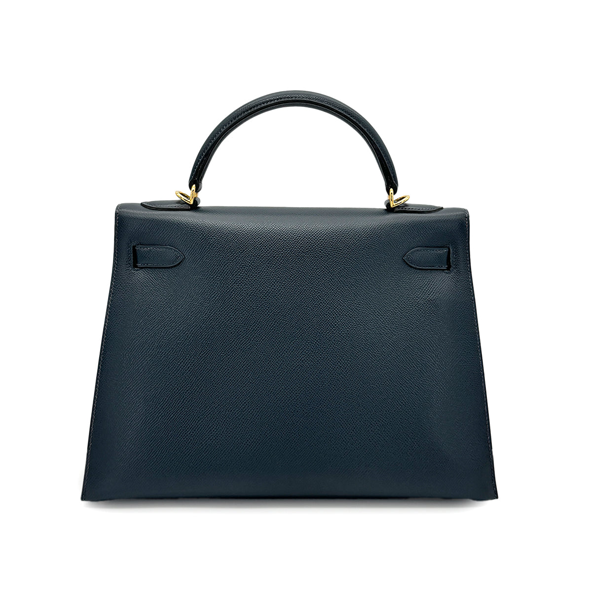 Luxury Promise Japan HERMES KELLY 32 SELLIER BLUE INDIGO EPSOM HAND SHOULDER BAG □G 90277085