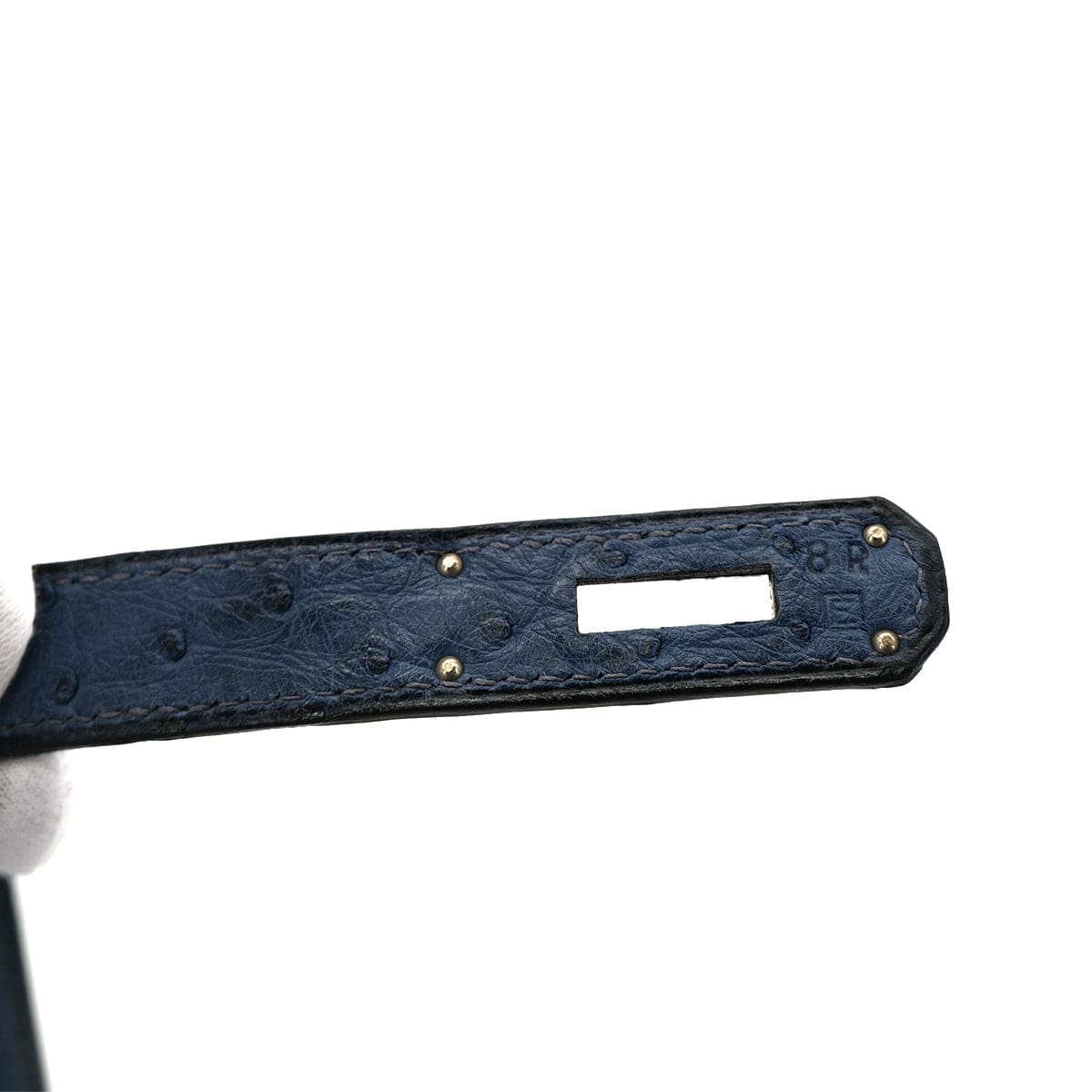 Luxury Promise Japan HERMES KELLY 32 SELLIER BLUE ROY OSTRICH HAND SHOULDER BAG □E SHW 90301096