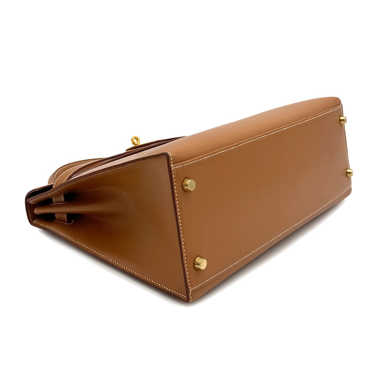 Luxury Promise Japan HERMES KELLY 32 SELLIER NATURAL VEAU CHAMONIX HAND SHOULDER BAG 1996 CIRCLE Z GOLD HARDWARE 90324627