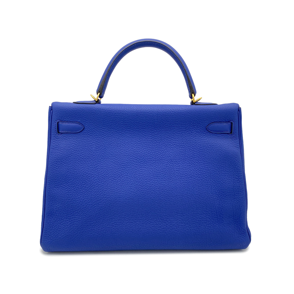 Luxury Promise Japan HERMES KELLY 35 RETOURNE BLUE ELECTRIC TOGO □O GHW 90274406