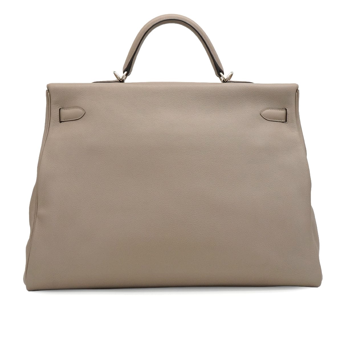 Luxury Promise Japan HERMES KELLY 50 RELAX VOYAGE RETOURNE GRIS ASPHALTE TAURILLON NOVILLO HAND SHOULDER BAG 2021 Z STAMP PALLADIUM HARDWARE 90335803