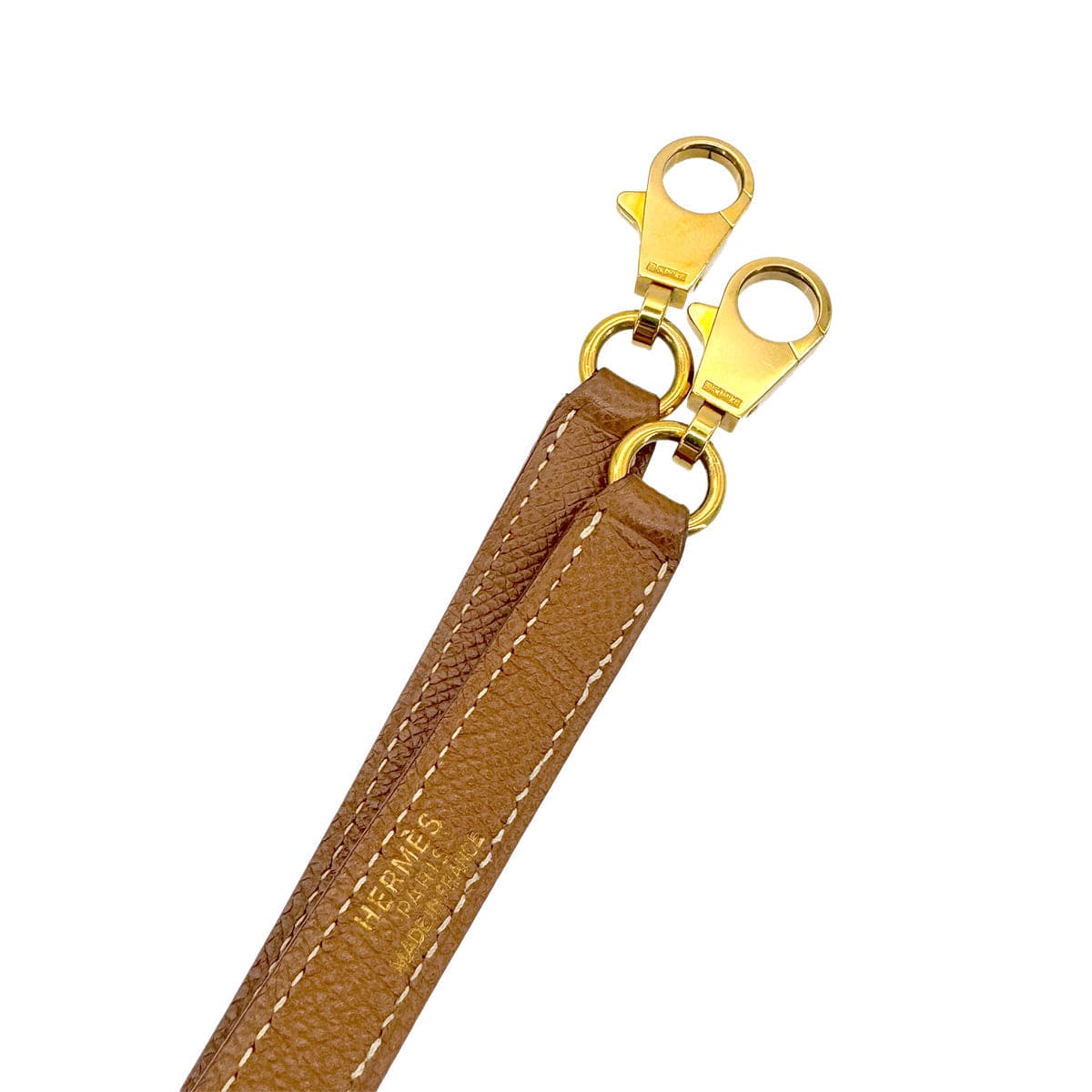 Luxury Promise Japan HERMES KELLY BOLIDE GOLD COURCHEVEL SHOULDER STRAP GHW 90222774