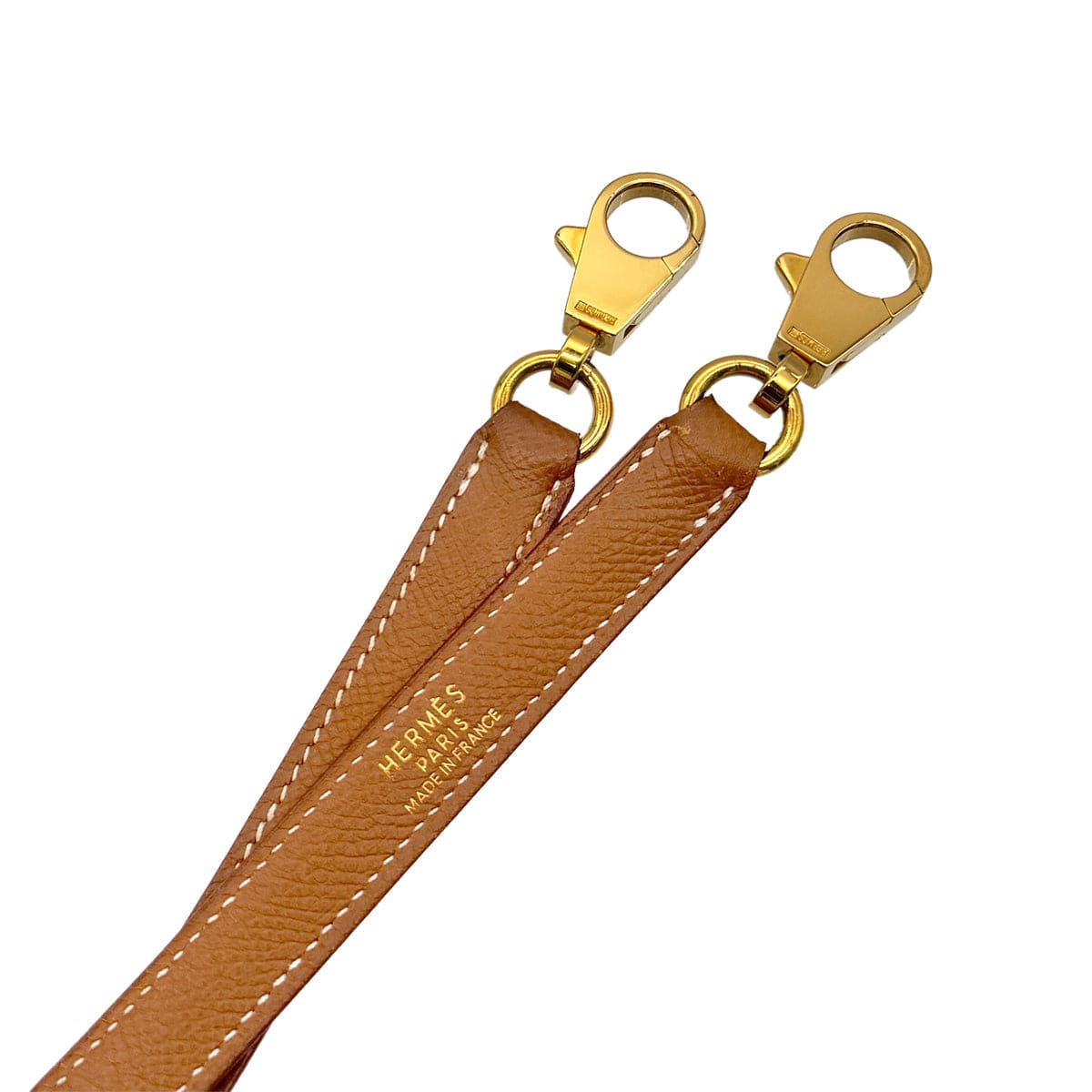 Luxury Promise Japan HERMES KELLY BOLIDE GOLD COURCHEVEL SHOULDER STRAP GHW 90253083