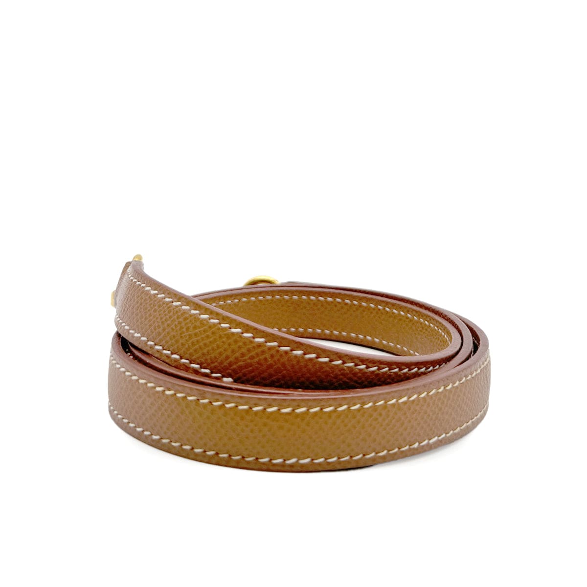 Luxury Promise Japan HERMES KELLY BOLIDE GOLD COURCHEVEL SHOULDER STRAP GHW 90259920