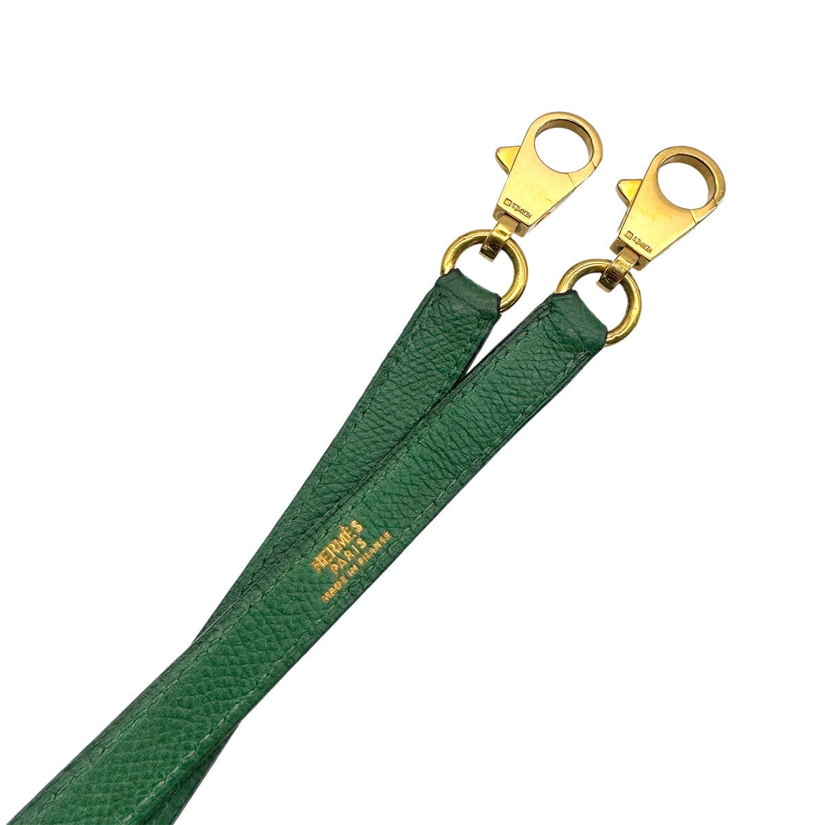 Luxury Promise Japan HERMES KELLY BOLIDE GREEN COURCHEVEL SHOULDER STRAP GHW 90241323
